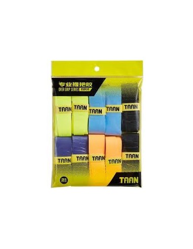 Surgrips de bádminton Taan X10 (10 piezas) - Mejora tu agarre en la pista 