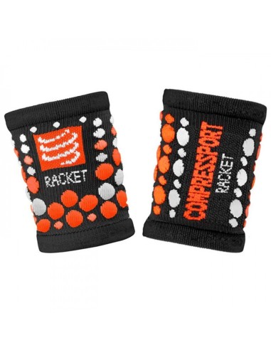COMPRESSPORT 2 POLSBANDEN ZWART 