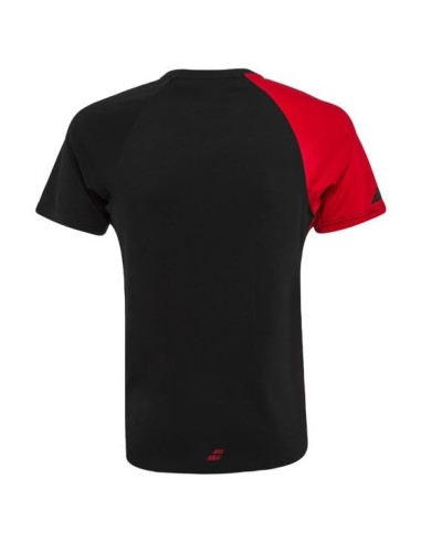 T-shirt Babolat Heren Performance Crew Zwart 
