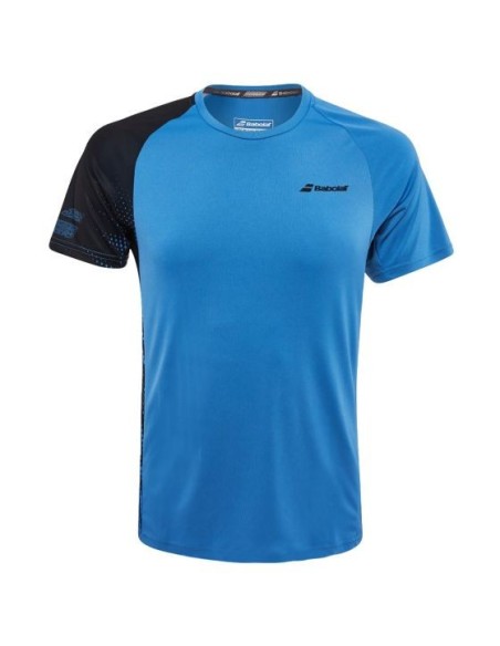 T-shirt Babolat Heren Performance Crew Blauw 