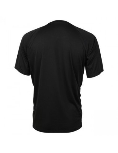 Forza Men's Bling Black Badminton T-Shirt 
