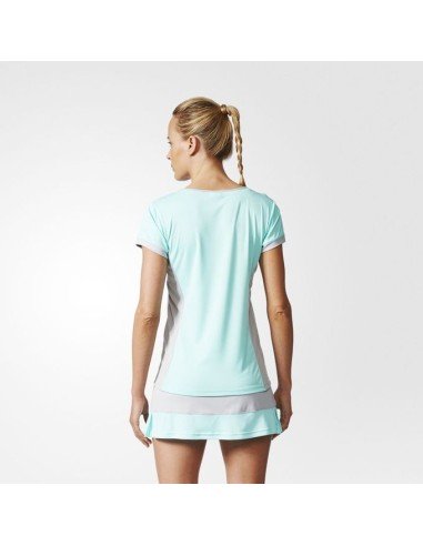 Camiseta Adidas Court Tee Energy Aqua 