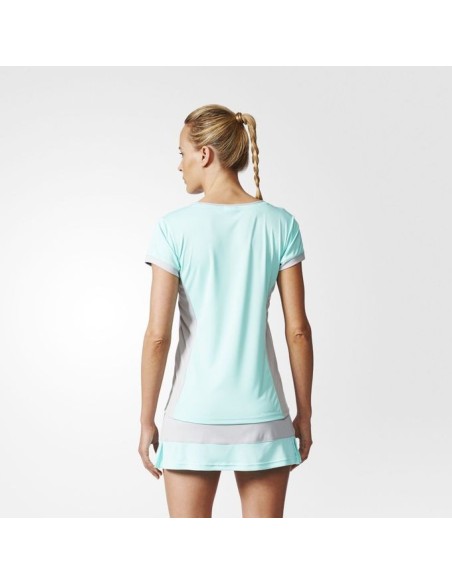 Camiseta Adidas Court Tee Energy Aqua 