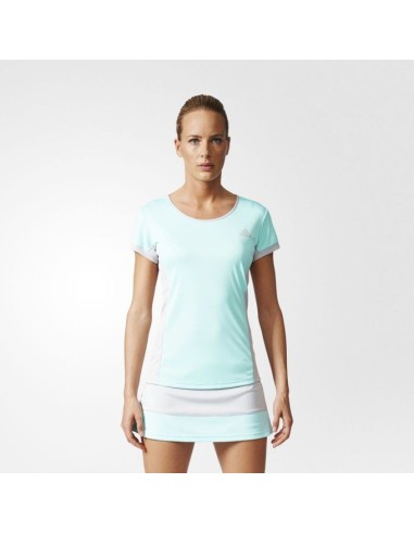 Camiseta Adidas Court Tee Energy Aqua 