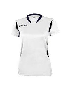 Camiseta ASICS SARA BLANCA MARINA para SEO Google