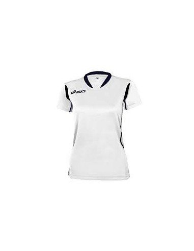 ASICS T-SHIRT SARA WIT MARINE 