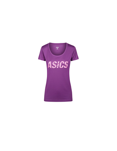 ASICS T-SHIRT FEMME GRAPHIC SS TOP MAUVE 