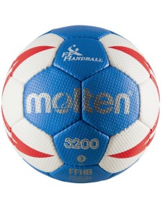 Handbal MOLTEN HX3200 T3 ROY/ROOD/WIT voor FFHB 