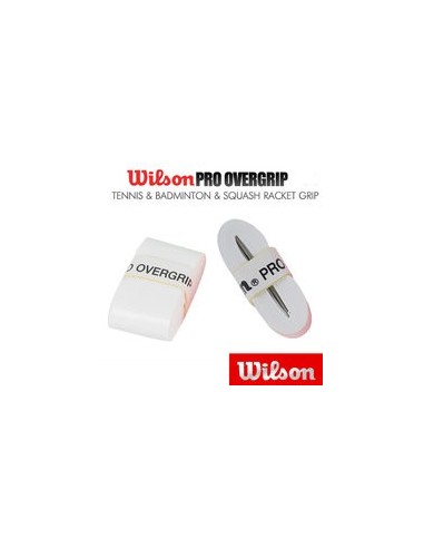 Wilson Surgrips Pro Overgrip Blanc Unité 