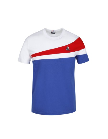 Men's Tricolor Tee-Shirt by Le Coq Sportif N°1 Cobalt 