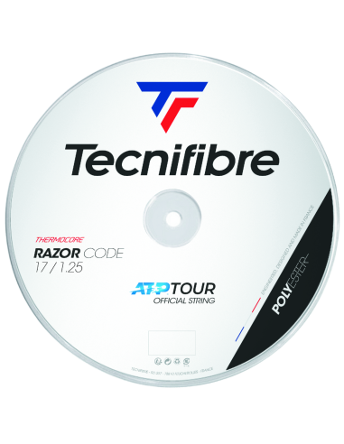 Cordage Tennis Tecnifibre Razor Code 1.25 mm (bobine de 200m) 