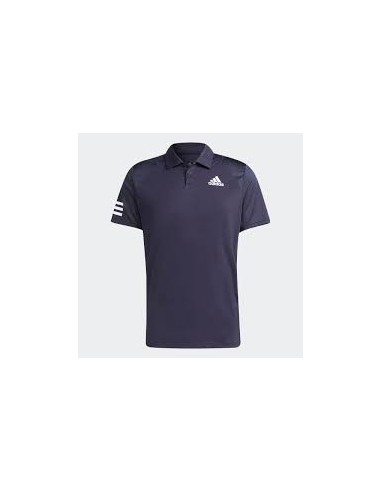 ADIDAS Men's Club 3 Stripes Polo Shirt in Navy 